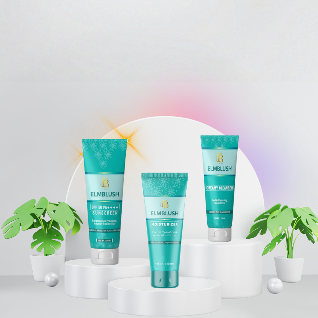 Cleanser + Moisturizer + Sunscreen | Combo Pack | Complete Skincare Kit
